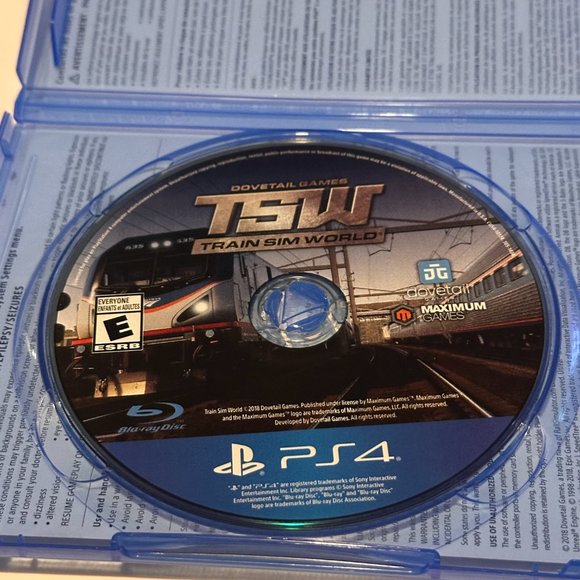Train Sim Word Sony PS4 Sony Playstation 4 Complete in Box Without Manuals - Picture 3 of 3